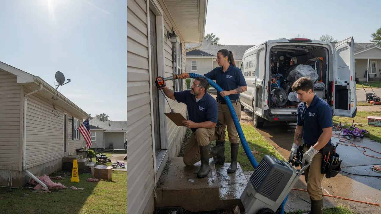 Ceiling Water Damage Restoration in Snyder, OK near me